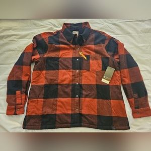 NEW 5.11 sherpa lined flannel jacket